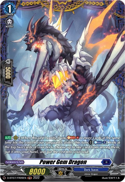 Image of Power Gem Dragon (FR) (D-BT07/FR09EN) [Raging Flames Against Emerald Storm]