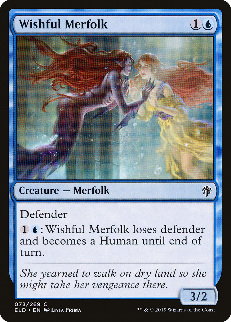 Image of Wishful Merfolk [Throne of Eldraine]