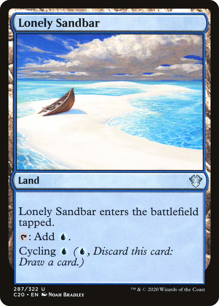 Image of Lonely Sandbar [Commander 2020]