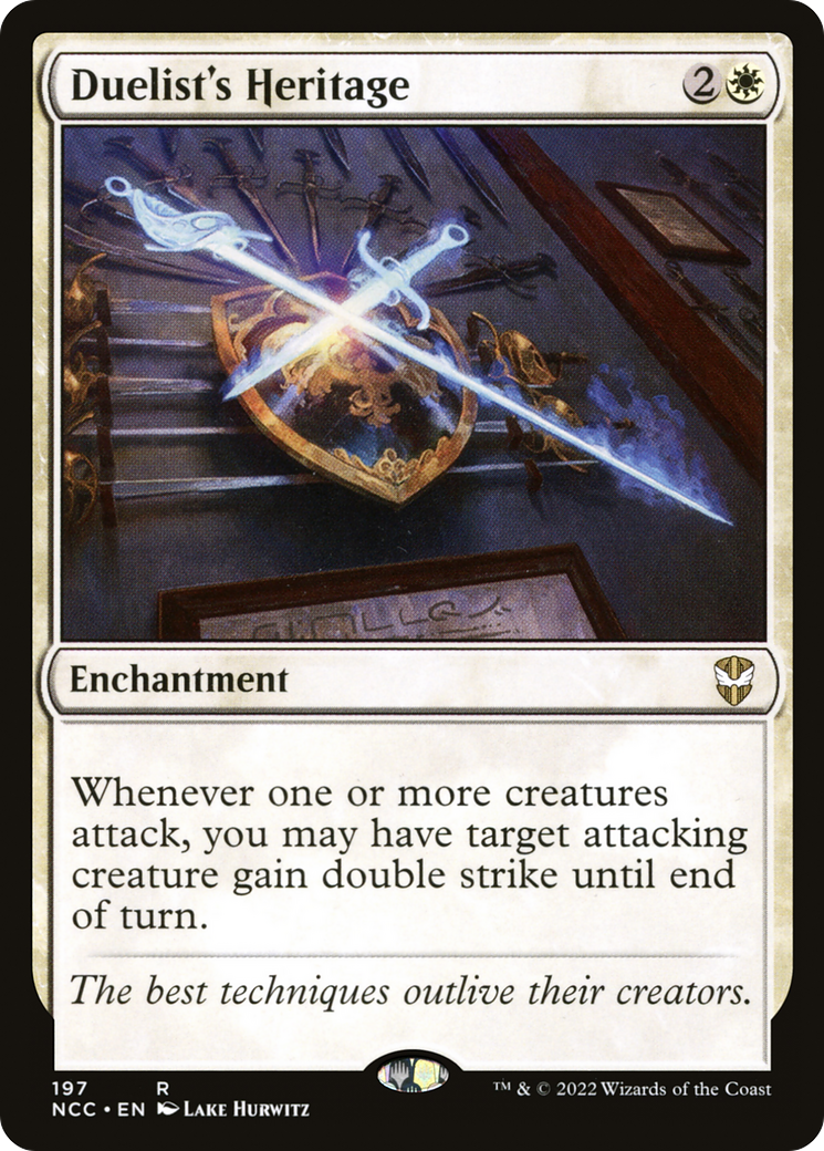 Image of Duelist's Heritage [Streets of New Capenna Commander]