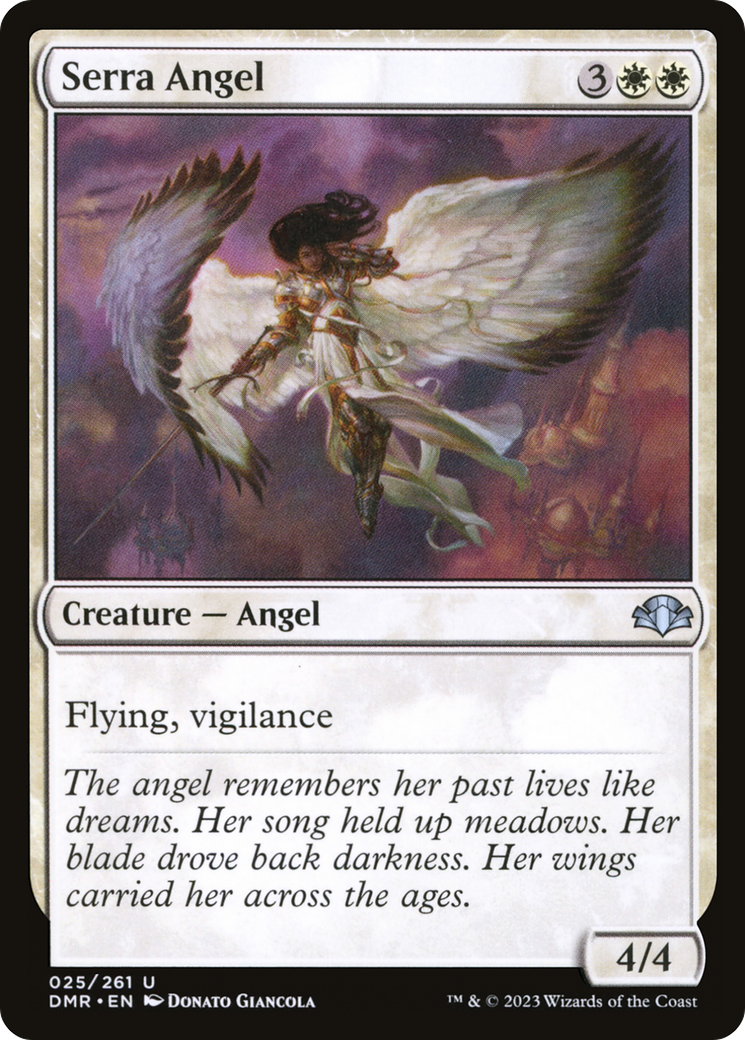 Image of Serra Angel [Dominaria Remastered]