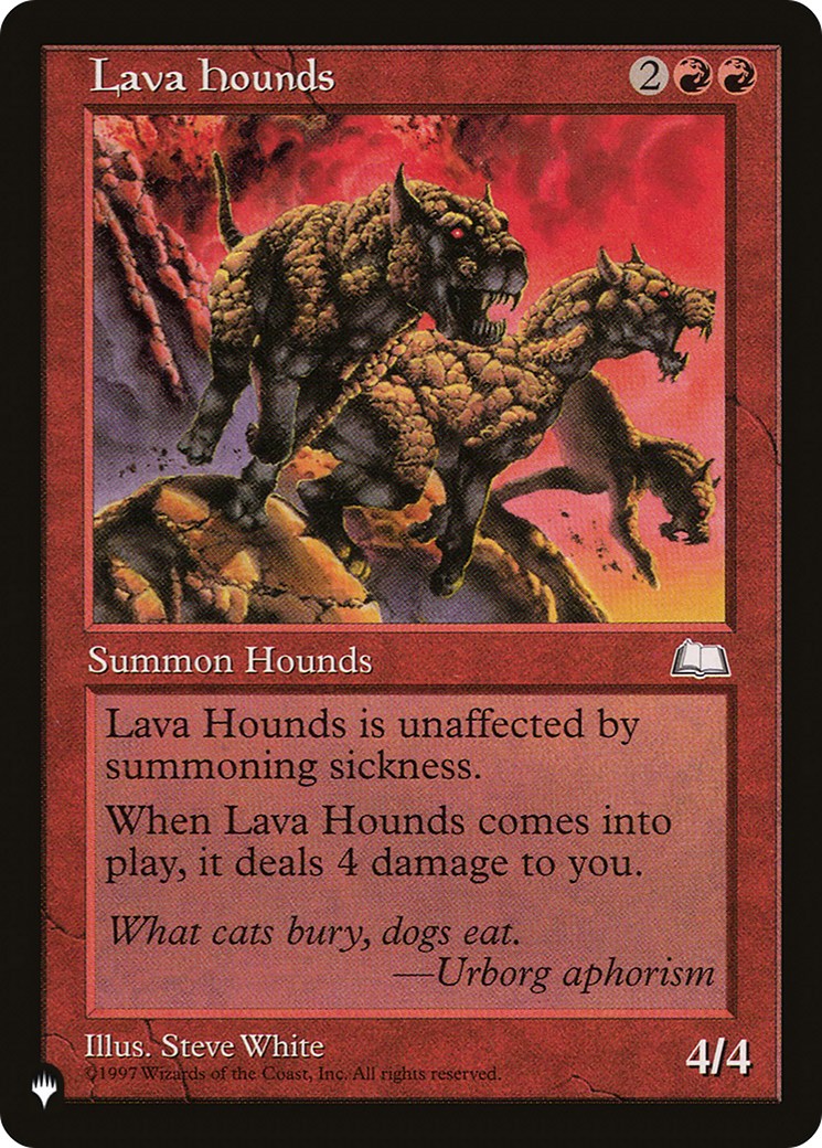 Image of Lava Hounds [The List]