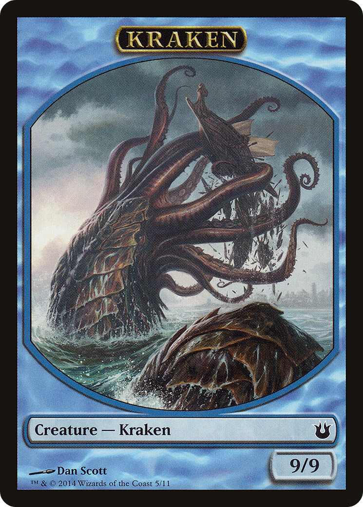 Image of Kraken Token [Born of the Gods Tokens]