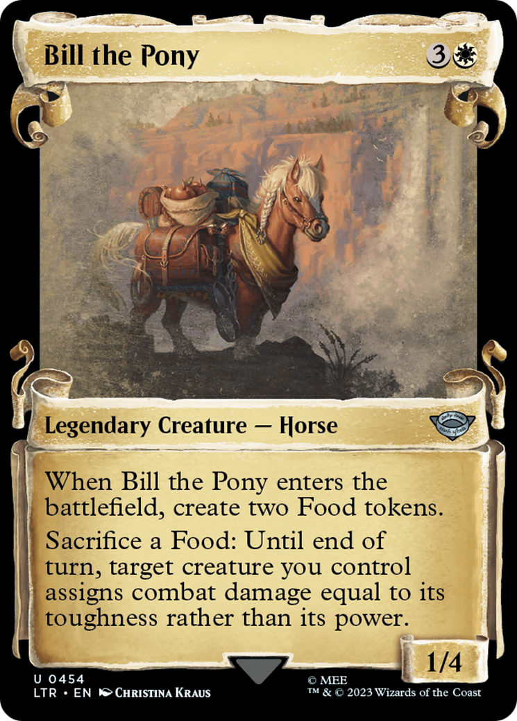 Image of Bill the Pony [The Lord of the Rings: Tales of Middle-Earth Showcase Scrolls]