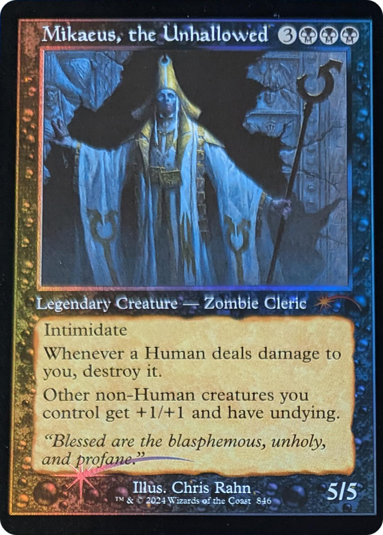 Image of Mikaeus, the Unhallowed (Retro Frame) [Secret Lair Drop Series]