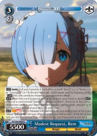 Image of Modest Request, Rem (RZ/S46-E069 R) [Re:ZERO]