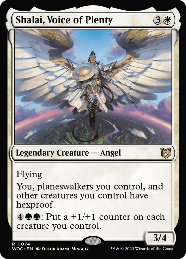 Image of Shalai, Voice of Plenty [Wilds of Eldraine Commander]