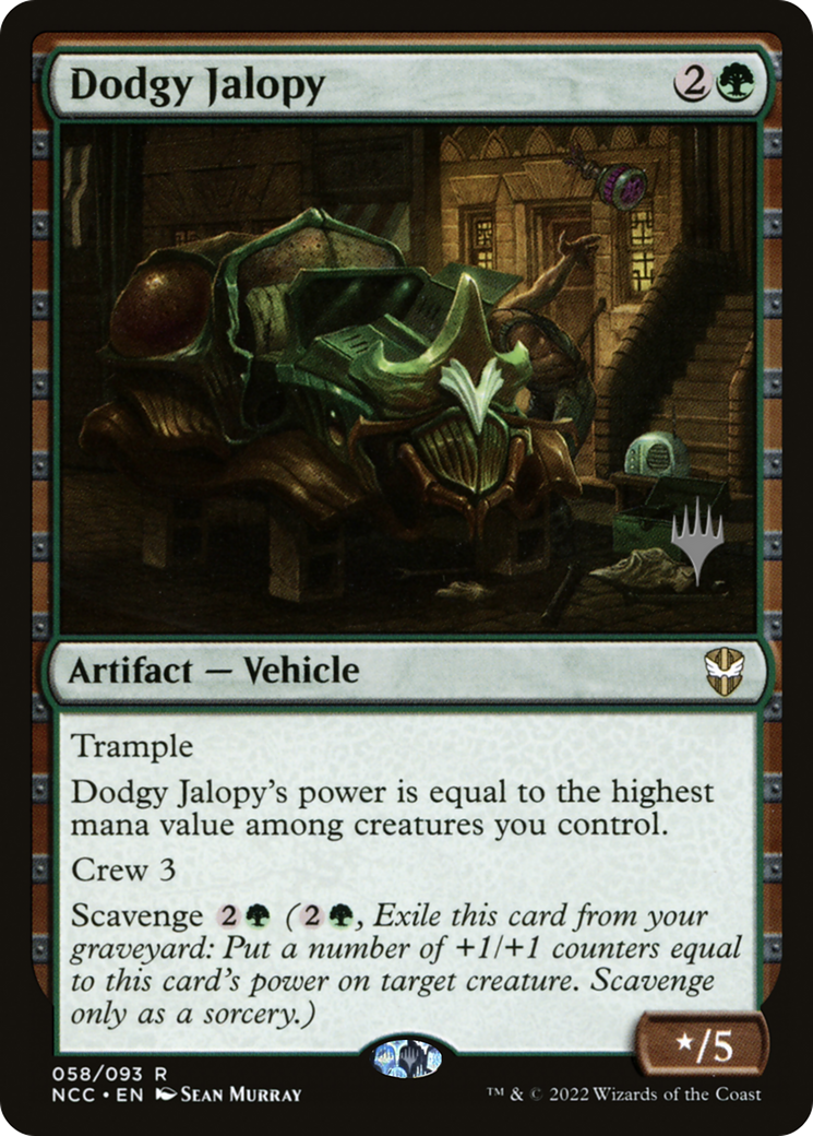 Image of Dodgy Jalopy (Promo Pack) [Streets of New Capenna Commander Promos]
