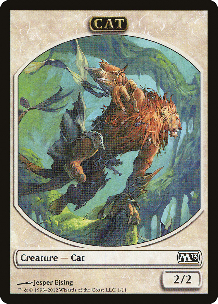 Image of Cat Token [Magic 2013 Tokens]