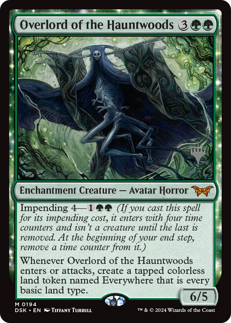 Image of Overlord of the Hauntwoods (Promo Pack) [Duskmourn: House of Horror Promos]