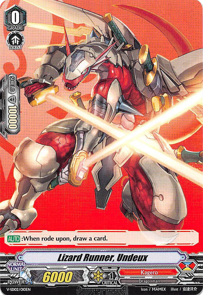Image of Lizard Runner, Undeux (V-SD02/010EN) [2018 Free Experience Deck 