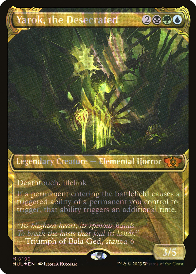 Image of Yarok, the Desecrated (Halo Foil) [Multiverse Legends]