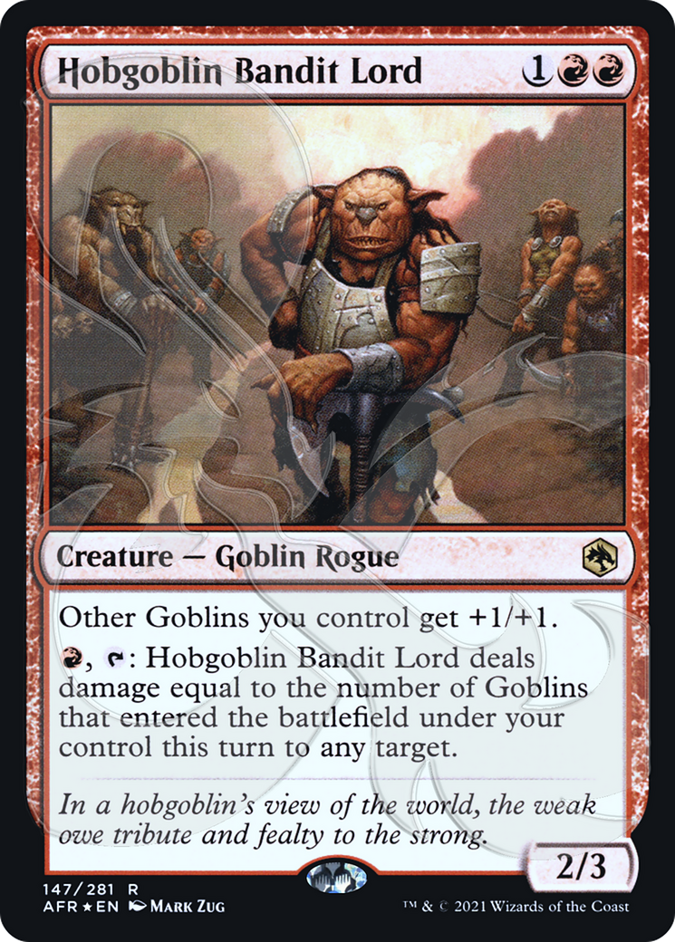 Image of Hobgoblin Bandit Lord (Ampersand Promo) [Dungeons & Dragons: Adventures in the Forgotten Realms Promos]