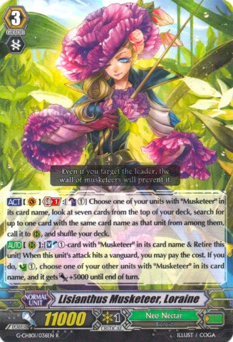 Image of Lisianthus Musketeer, Loraine (G-CHB01/036EN) [TRY3 NEXT]