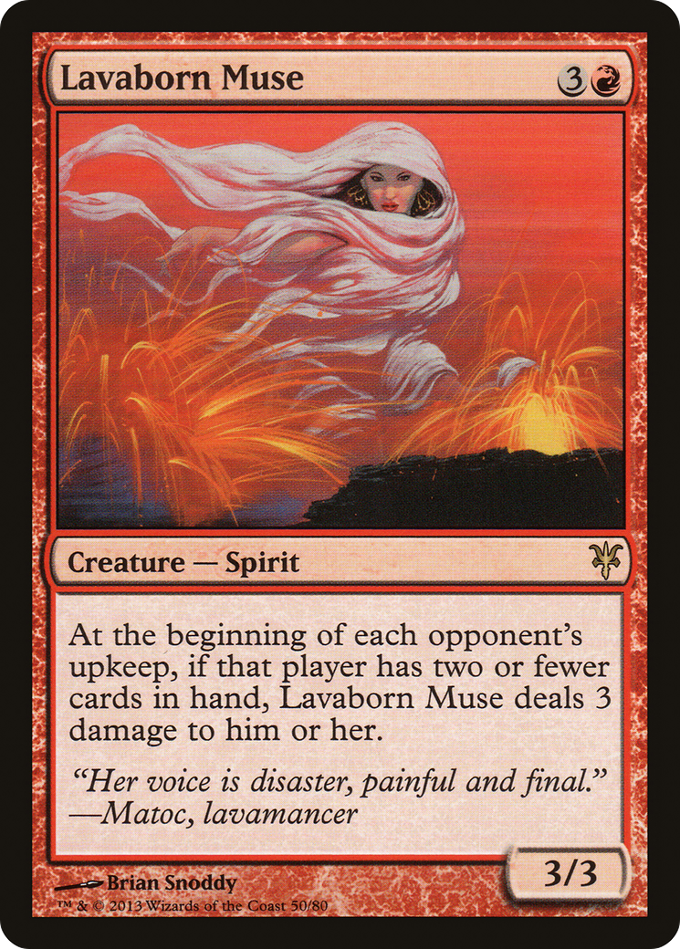 Image of Lavaborn Muse [Duel Decks: Sorin vs. Tibalt]