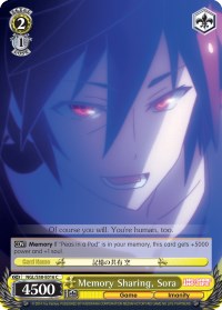 Image of Memory Sharing, Sora (NGL/S58-E016 C) [No Game No Life]