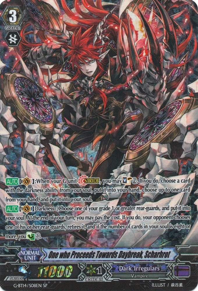 Image of One who Proceeds Towards Daybreak, Scharhrot (G-BT14/S08EN) [Divine Dragon Apocrypha]