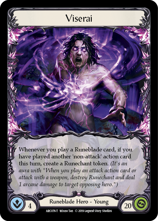 Image of Viserai // Viserai, Rune Blood [ARC076-T // ARC075-T] (Arcane Rising)  1st Edition Normal