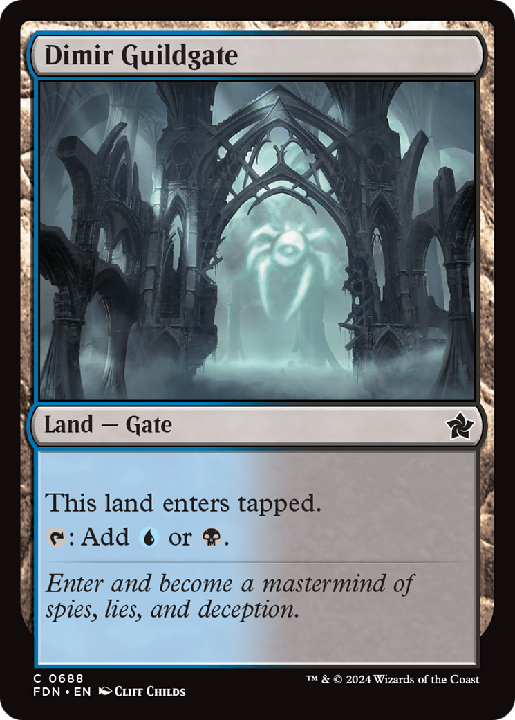 Image of Dimir Guildgate [Foundations]