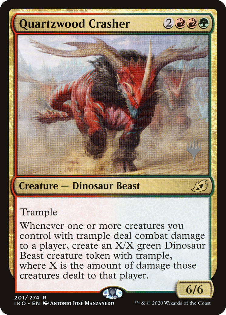 Image of Quartzwood Crasher (Promo Pack) [Ikoria: Lair of Behemoths Promos]