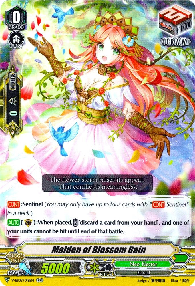 Image of Maiden of Blossom Rain (V-EB03/018EN) [ULTRARARE MIRACLE COLLECTION]