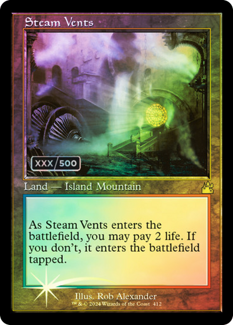 Image of Steam Vents (Retro) (Serialized) [Ravnica Remastered]