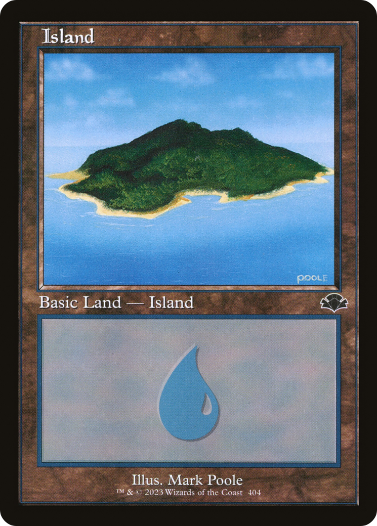 Image of Island (404) (Retro) [Dominaria Remastered]