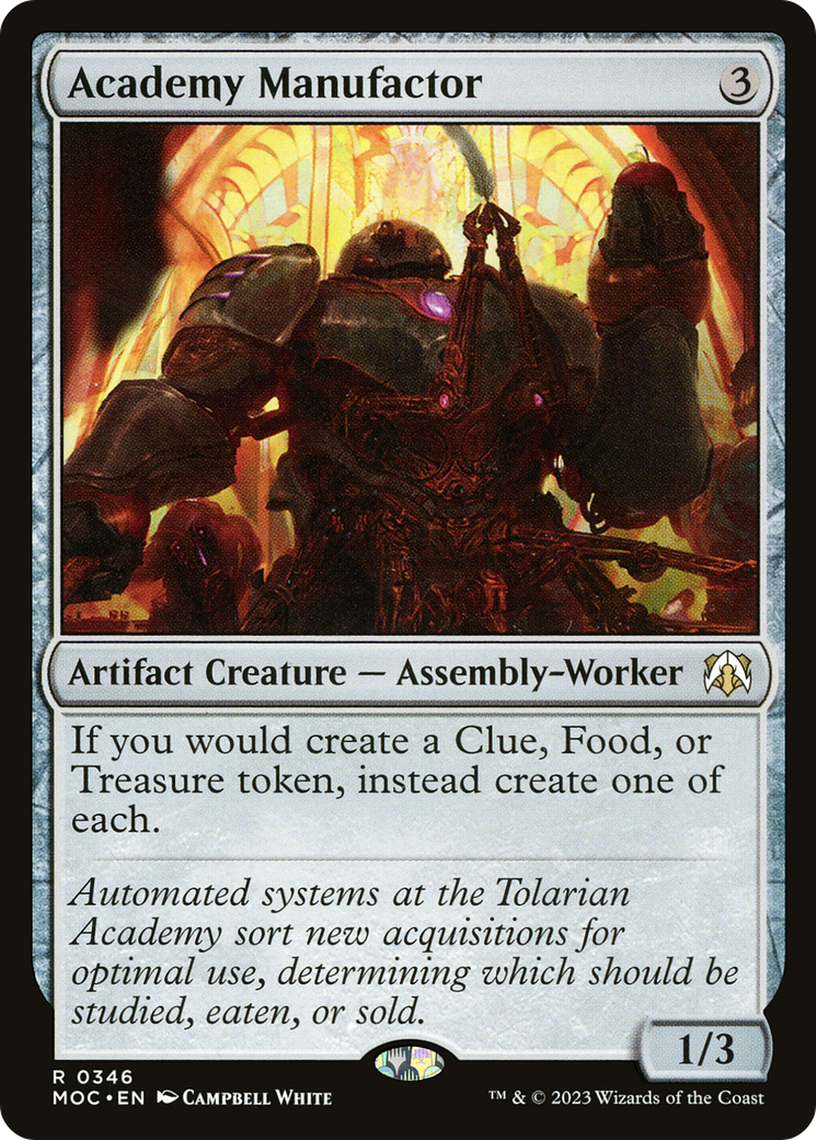 Image of Academy Manufactor [March of the Machine Commander]