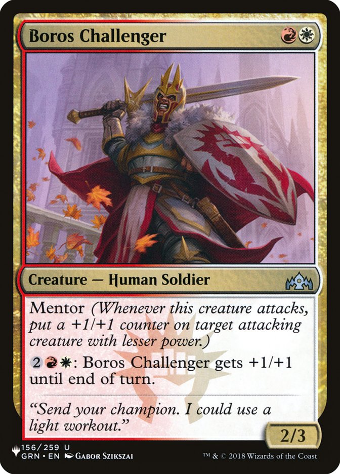 Image of Boros Challenger [The List]