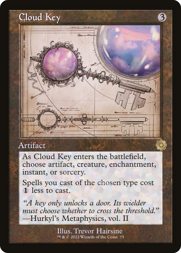 Image of Cloud Key (Retro Schematic) [The Brothers' War Retro Artifacts]