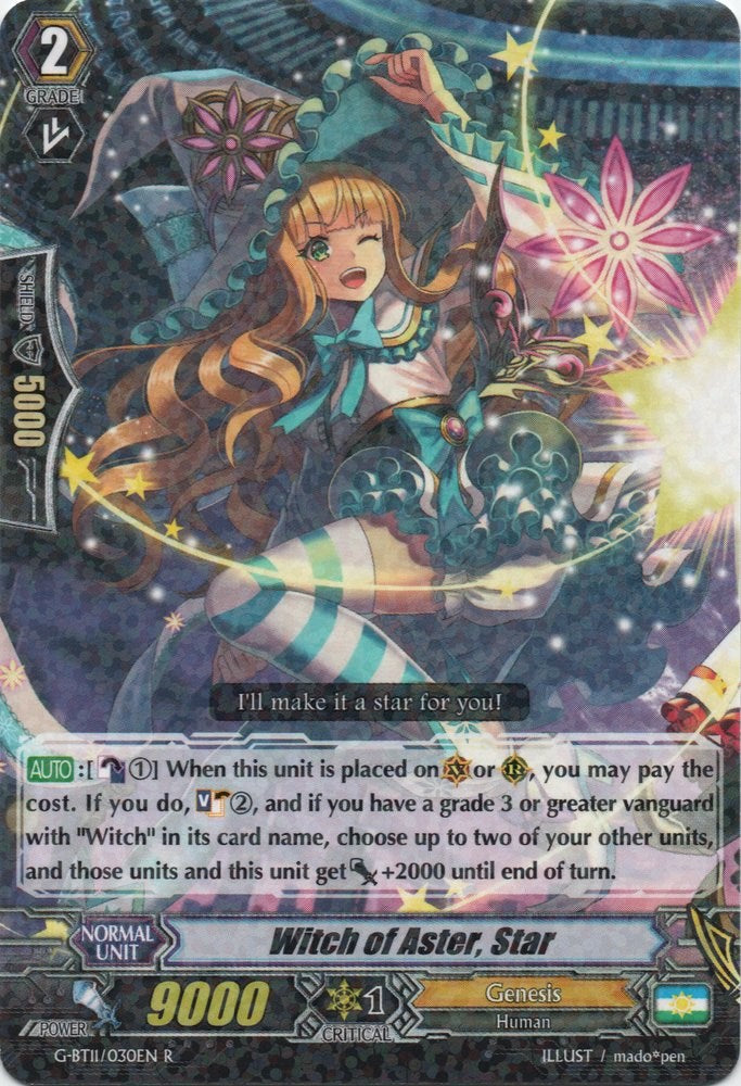 Image of Witch of Aster, Star (G-BT11/030EN) [Demonic Advent]