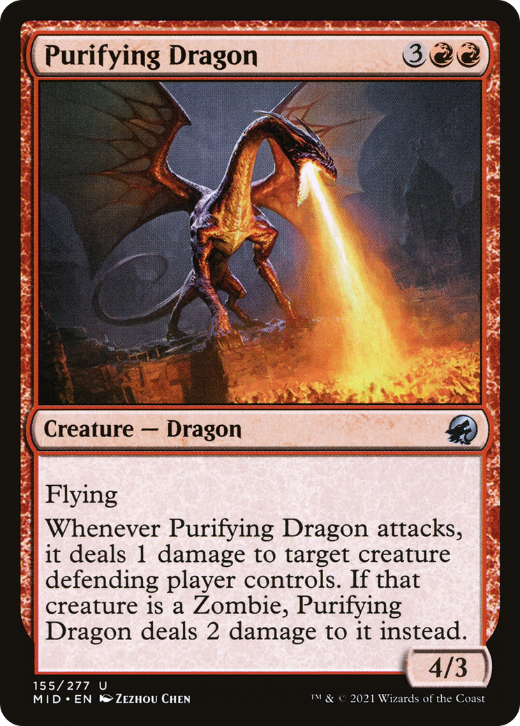 Image of Purifying Dragon [Innistrad: Midnight Hunt]