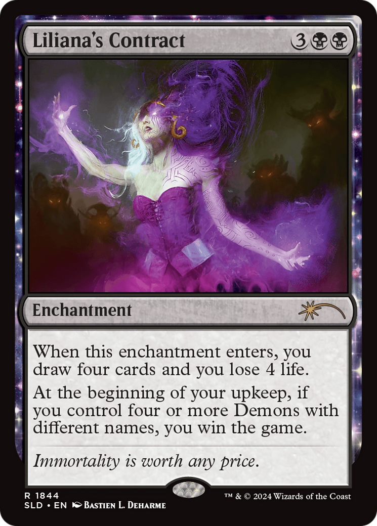 Image of Liliana's Contract (1844) [Secret Lair Drop Series]
