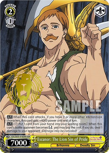 Image of Escanor: The Lion Sin of Pride (DSR) [The Seven Deadly Sins: Revival of The Commandments]