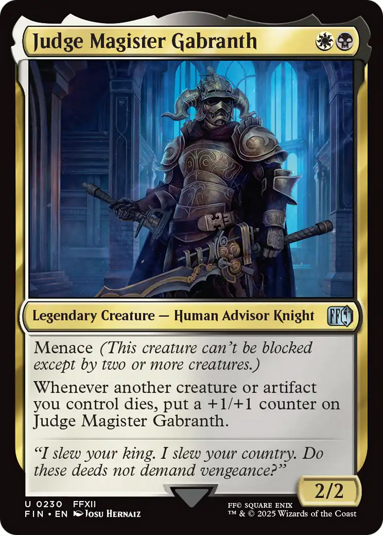 Image of Judge Magister Gabranth [FINAL FANTASY]