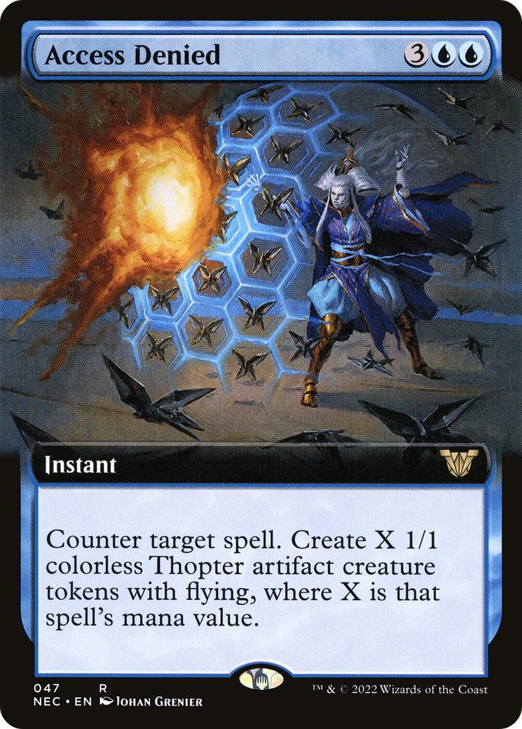 Image of Access Denied (Extended Art) [Kamigawa: Neon Dynasty Commander]