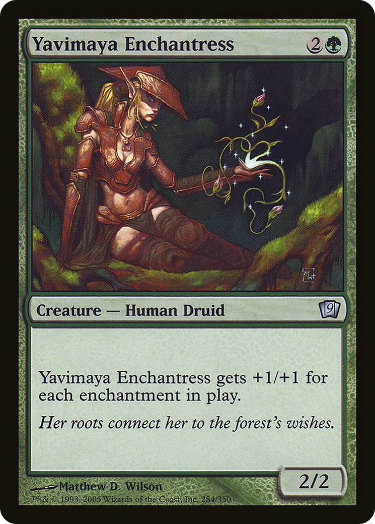 Image of Yavimaya Enchantress [Ninth Edition]