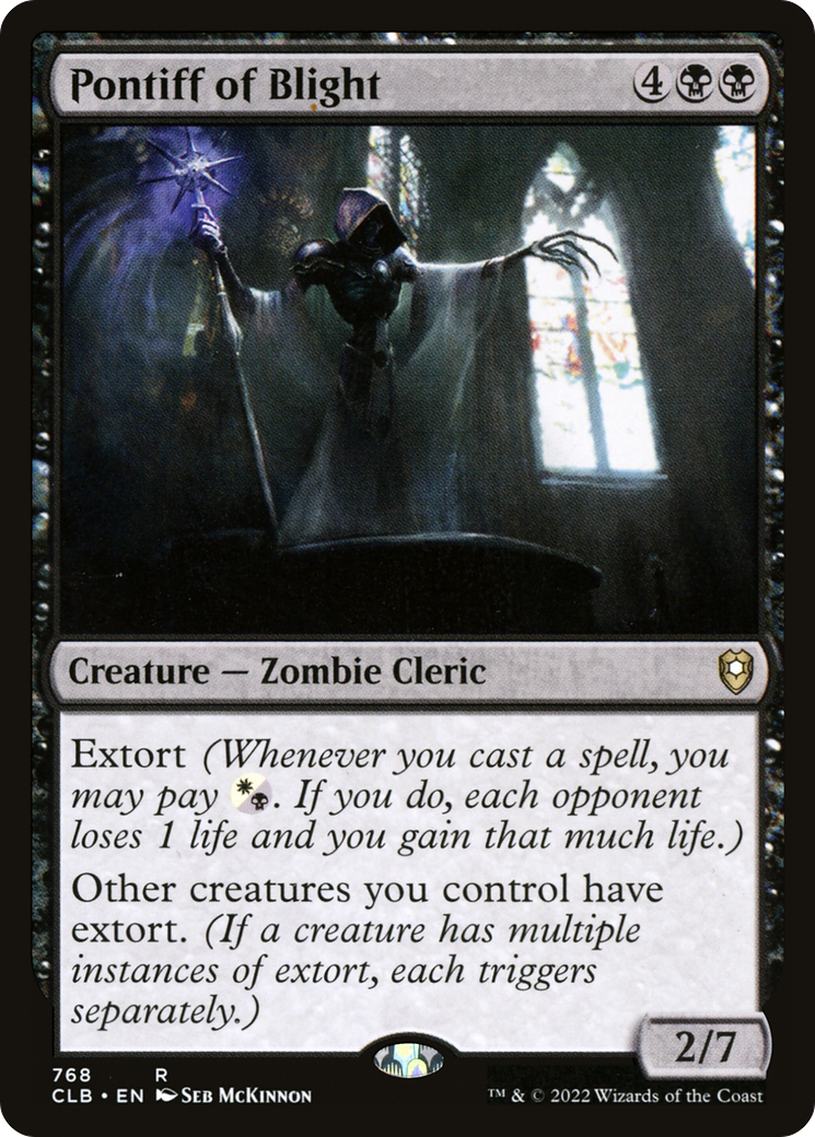 Image of Pontiff of Blight [Commander Legends: Battle for Baldur's Gate]