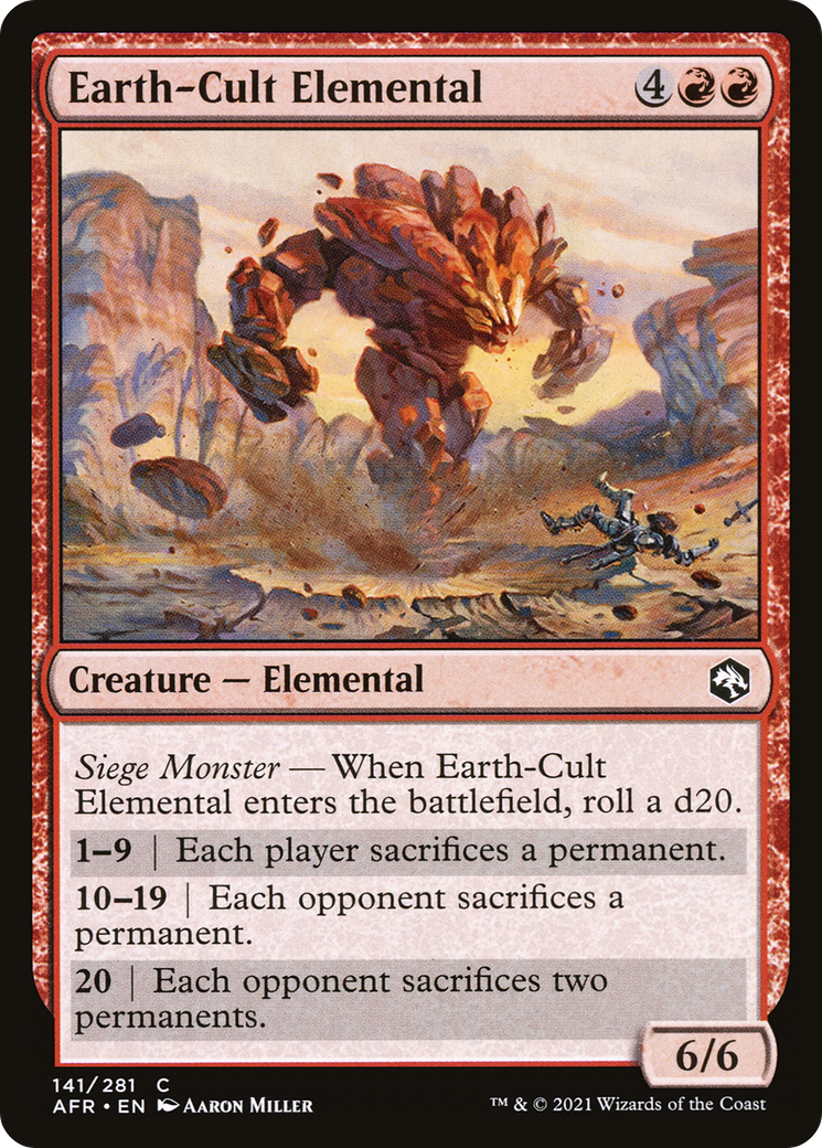 Image of Earth-Cult Elemental [Dungeons & Dragons: Adventures in the Forgotten Realms]