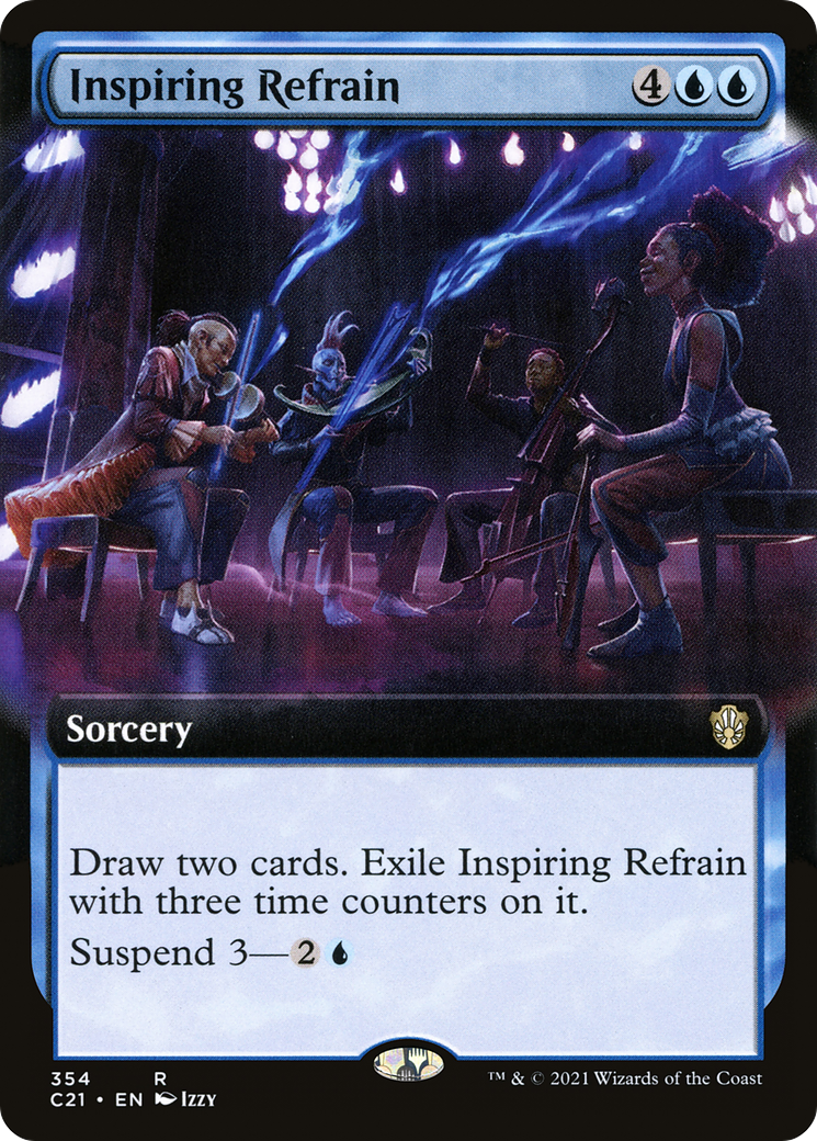 Image of Inspiring Refrain (Extended Art) [Commander 2021]