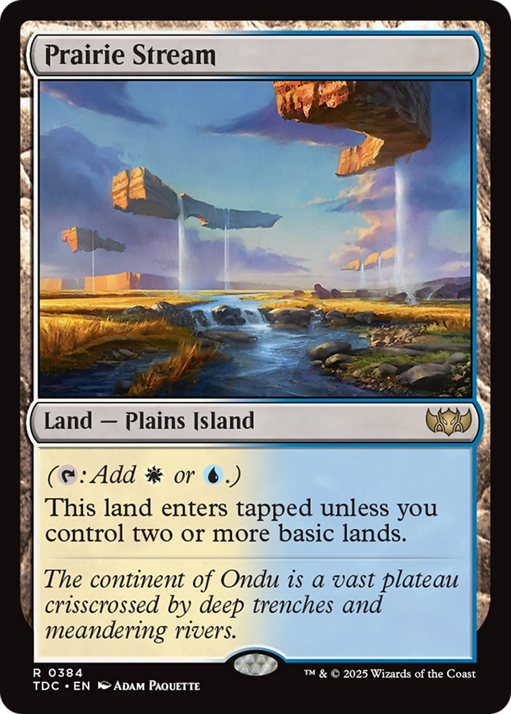 Image of Prairie Stream [Tarkir: Dragonstorm Commander]