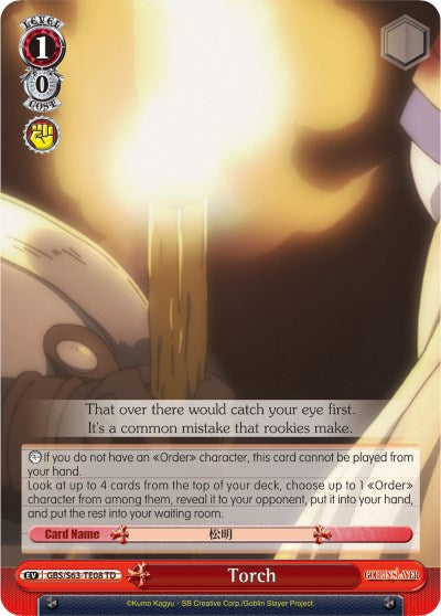 Image of Torch (GBS/S63-TE08 TD) [Goblin Slayer]