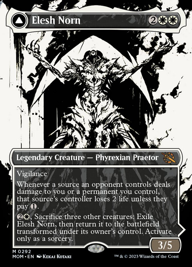 Image of Elesh Norn // The Argent Etchings (Showcase Planar Booster Fun) [March of the Machine]