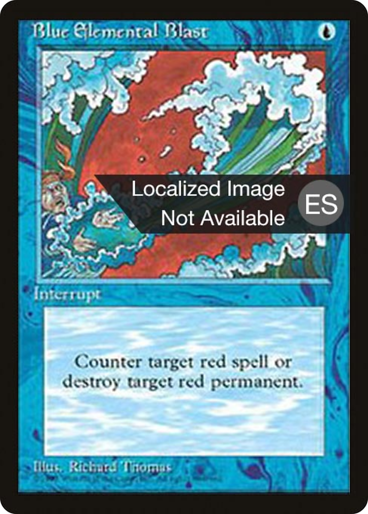 Image of Blue Elemental Blast [Fourth Edition (Foreign Black Border)]