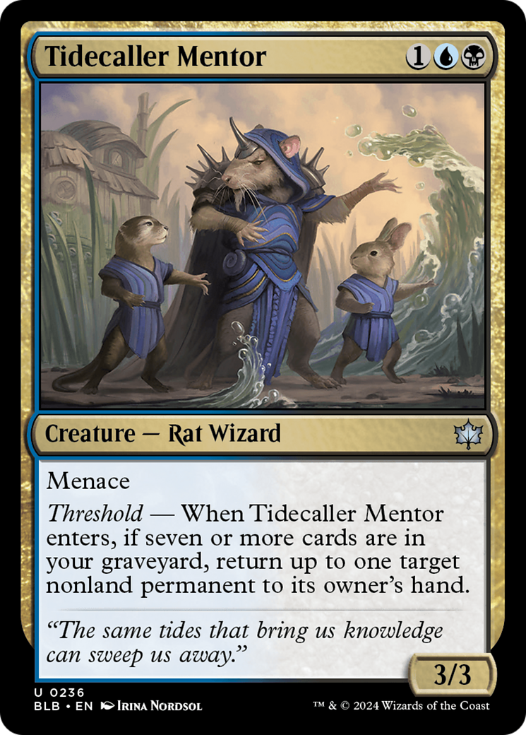 Image of Tidecaller Mentor [Bloomburrow]