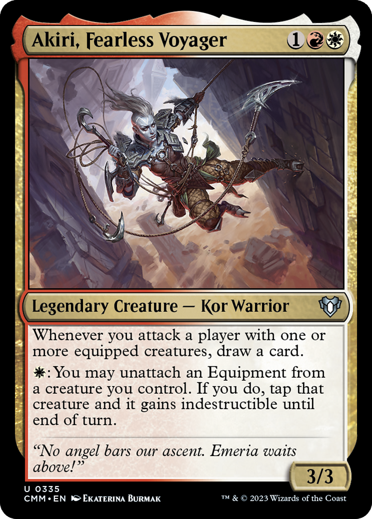 Image of Akiri, Fearless Voyager [Commander Masters]