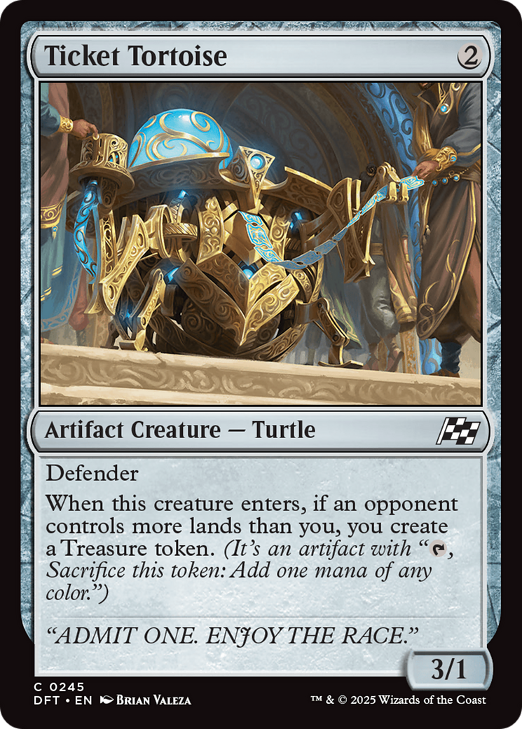 Image of Ticket Tortoise [Aetherdrift]