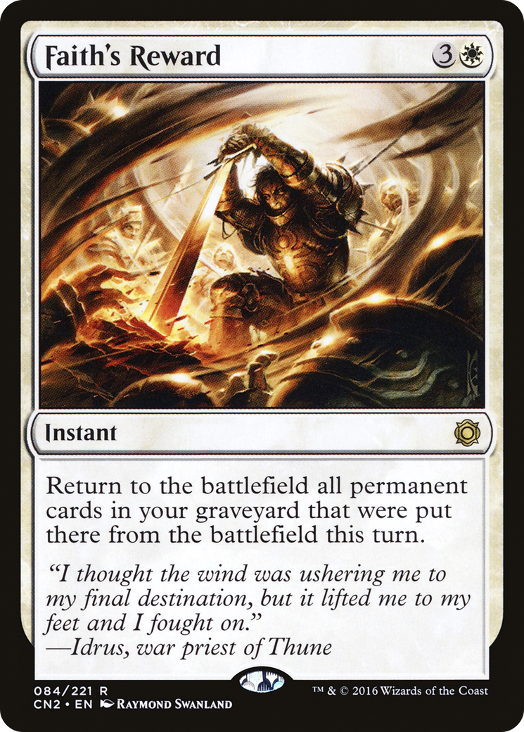 Image of Faith's Reward [Conspiracy: Take the Crown]