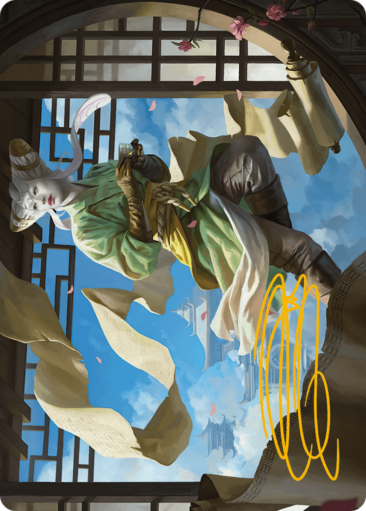 Image of Tamiyo, Inquisitive Student Art Card (Gold-Stamped Signature) [Modern Horizons 3 Art Series]