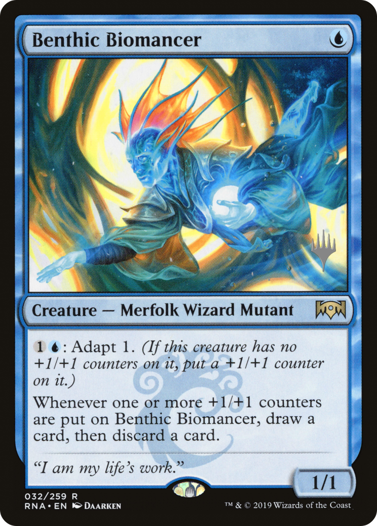 Image of Benthic Biomancer (Promo Pack) [Ravnica Allegiance Promos]